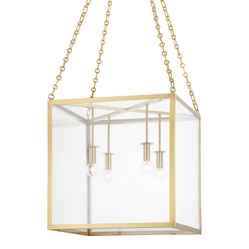 Quentin Brass Lantern Pendant