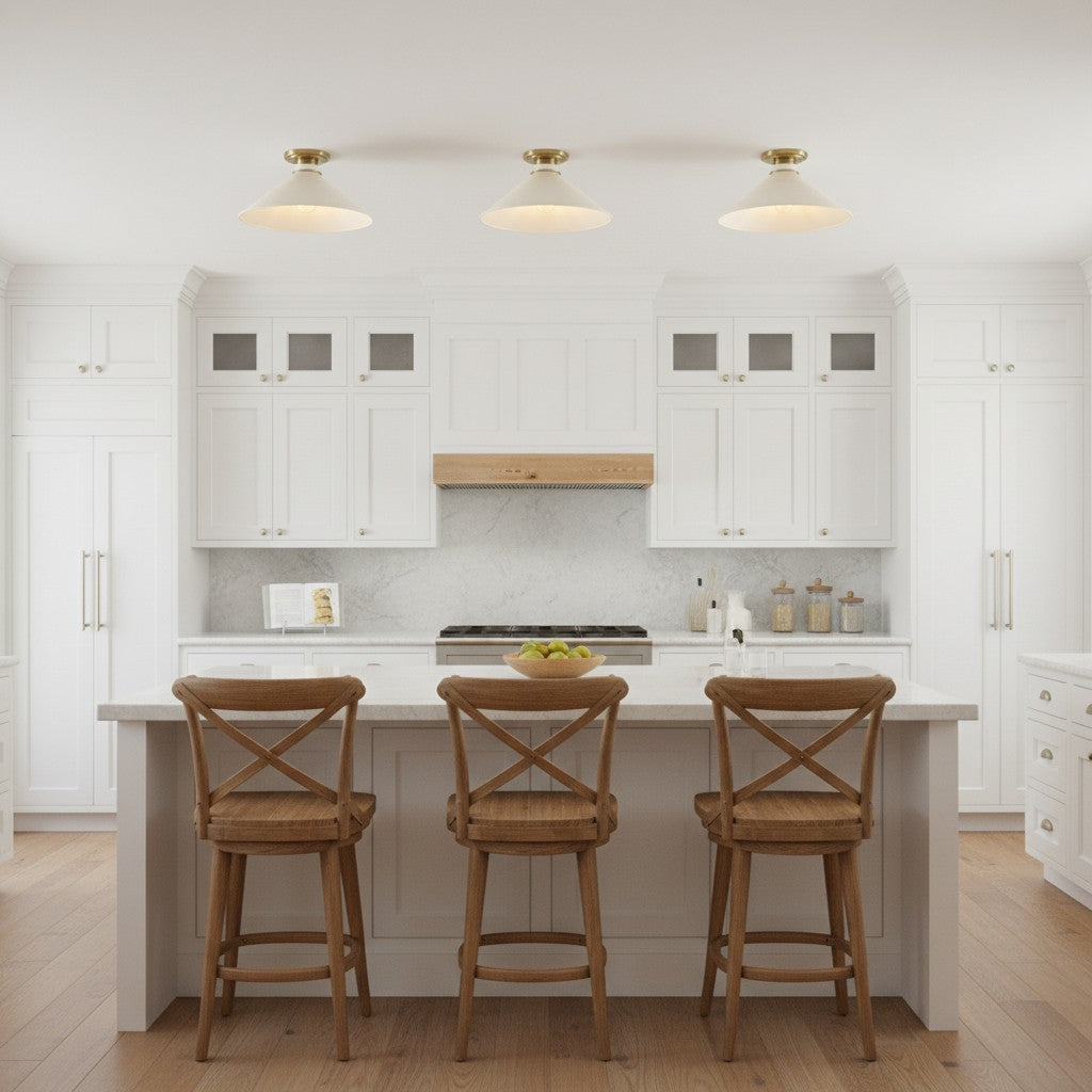 Grange Ceiling Light Metal