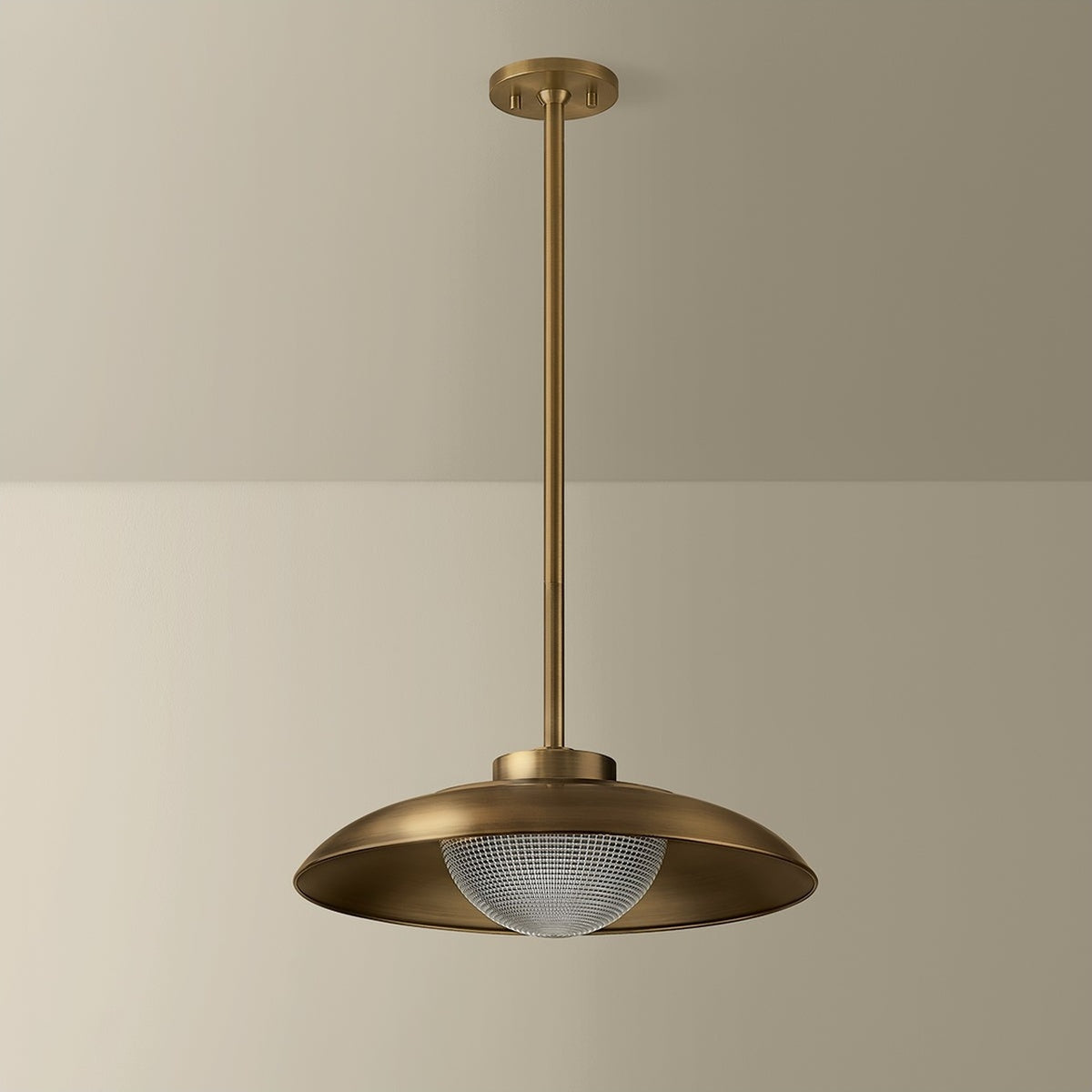 Pike Brass Bowl Pendant Light