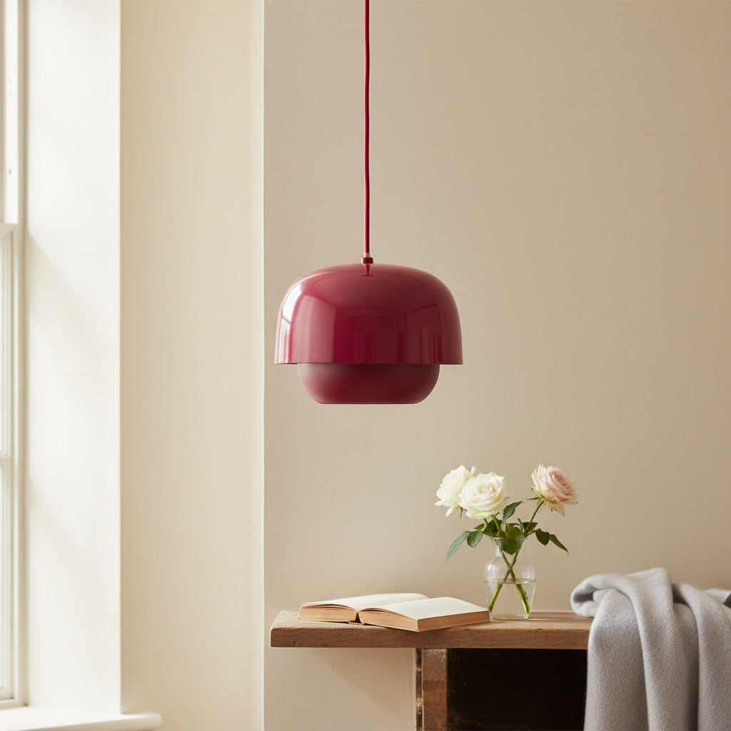 Orbit Sleek Dual-Layer Metal Pendant Lamp – Elegant Ambient Lighting for Dining Rooms