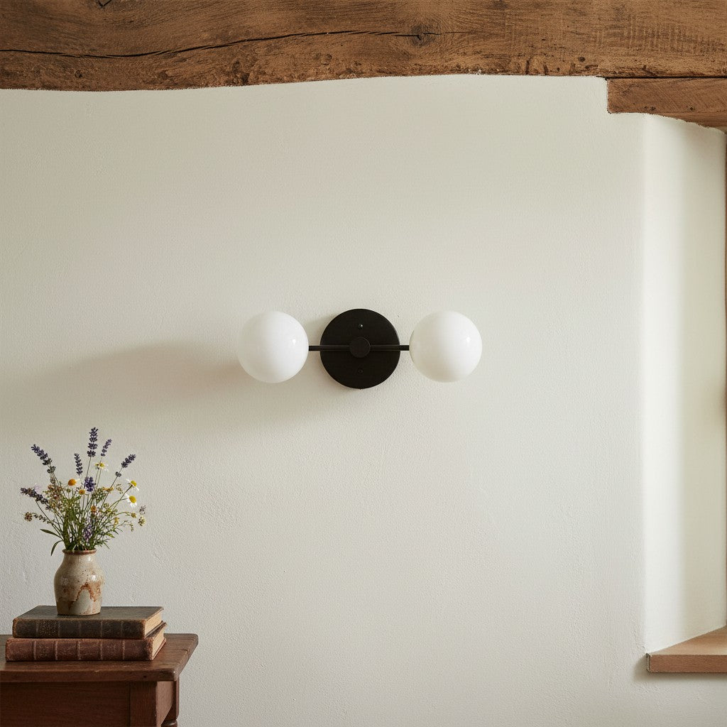 Pearl  Modern Brass Wall Sconce for Bathroom