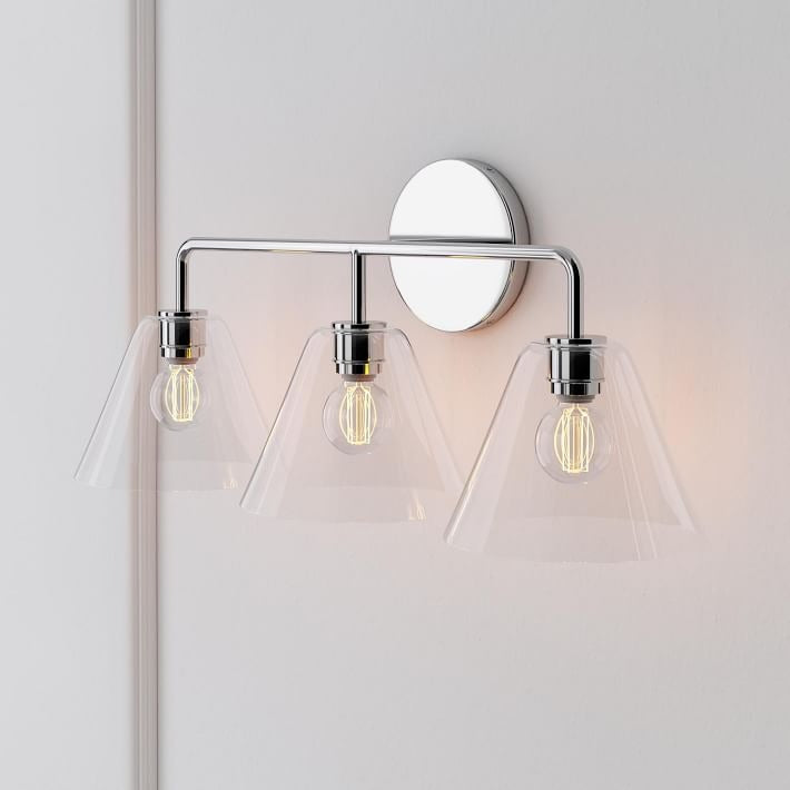Cone Wall Sconce Milk Glass Living Room