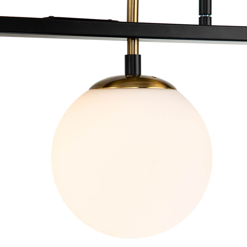 Alvno Linear Glass Chandelier