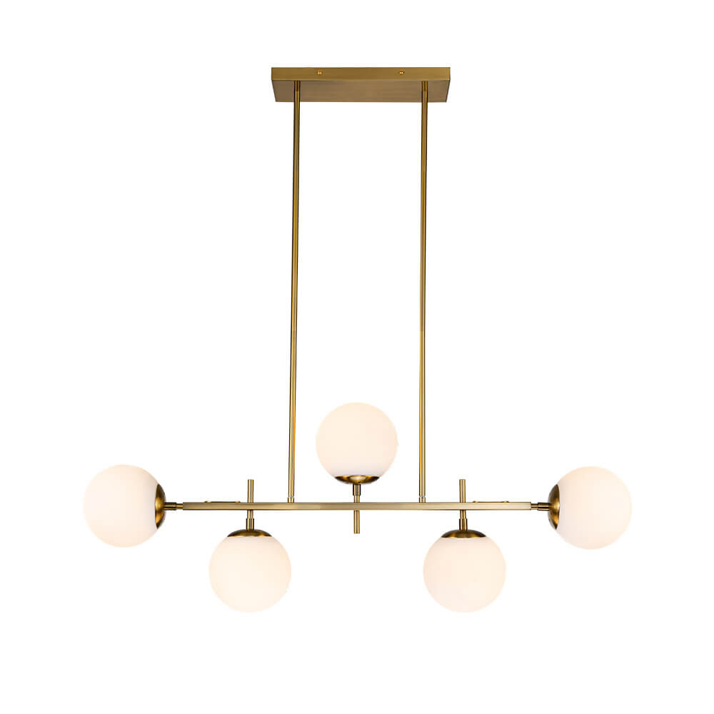 Alvno Linear Glass Chandelier