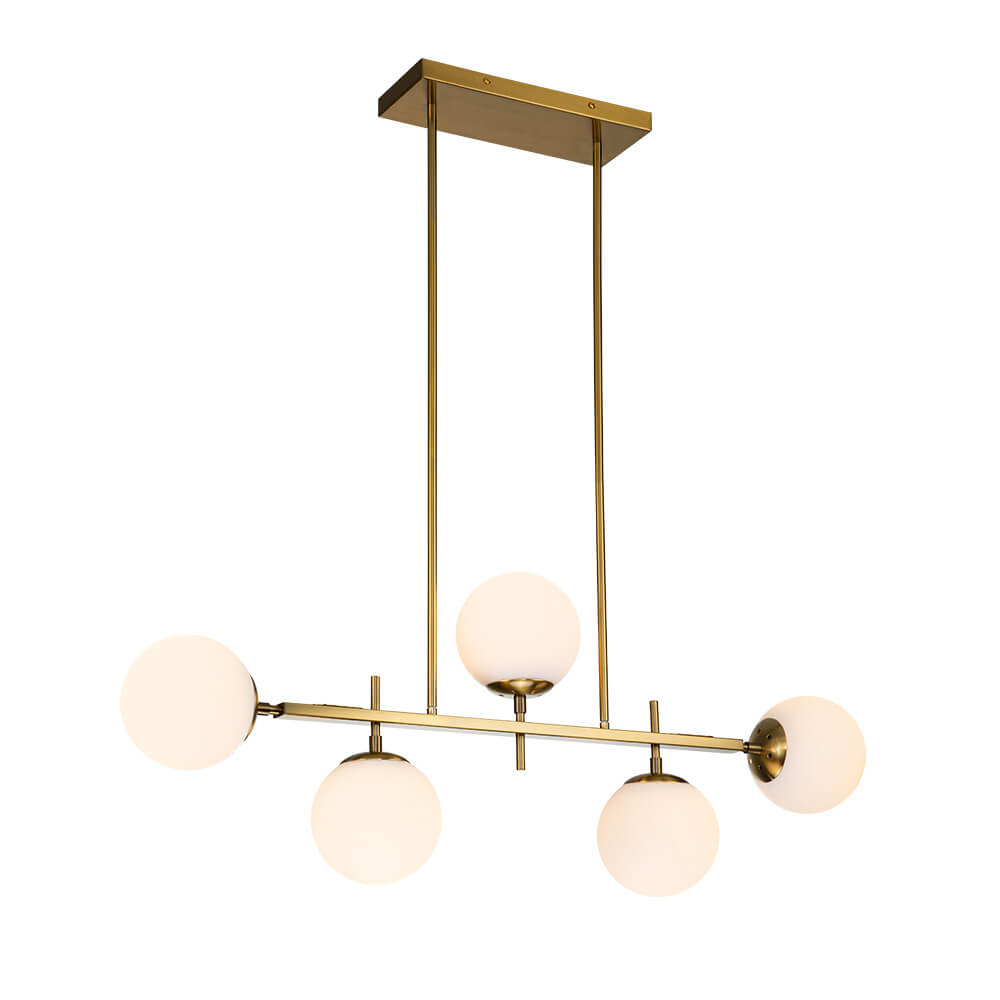 Alvno Linear Glass Chandelier