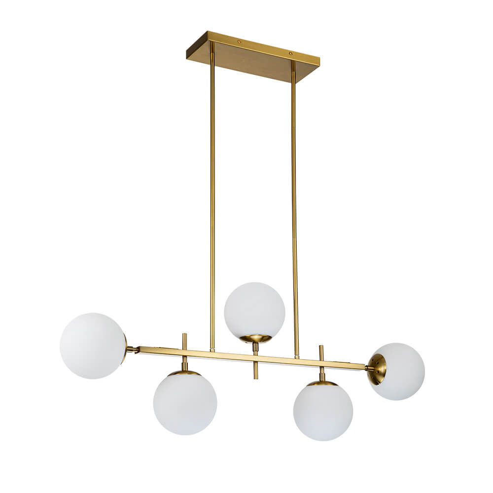 Alvno Linear Glass Chandelier