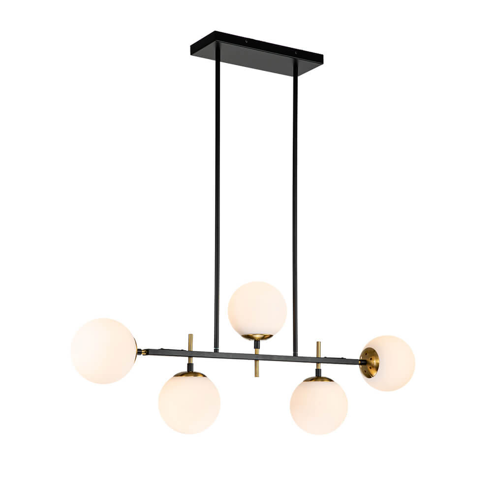 Alvno Linear Glass Chandelier