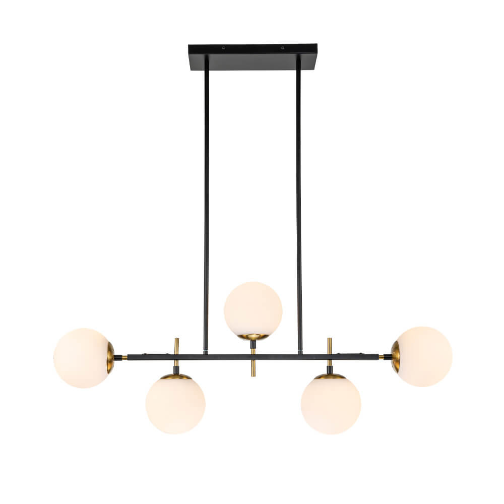 Alvno Linear Glass Chandelier