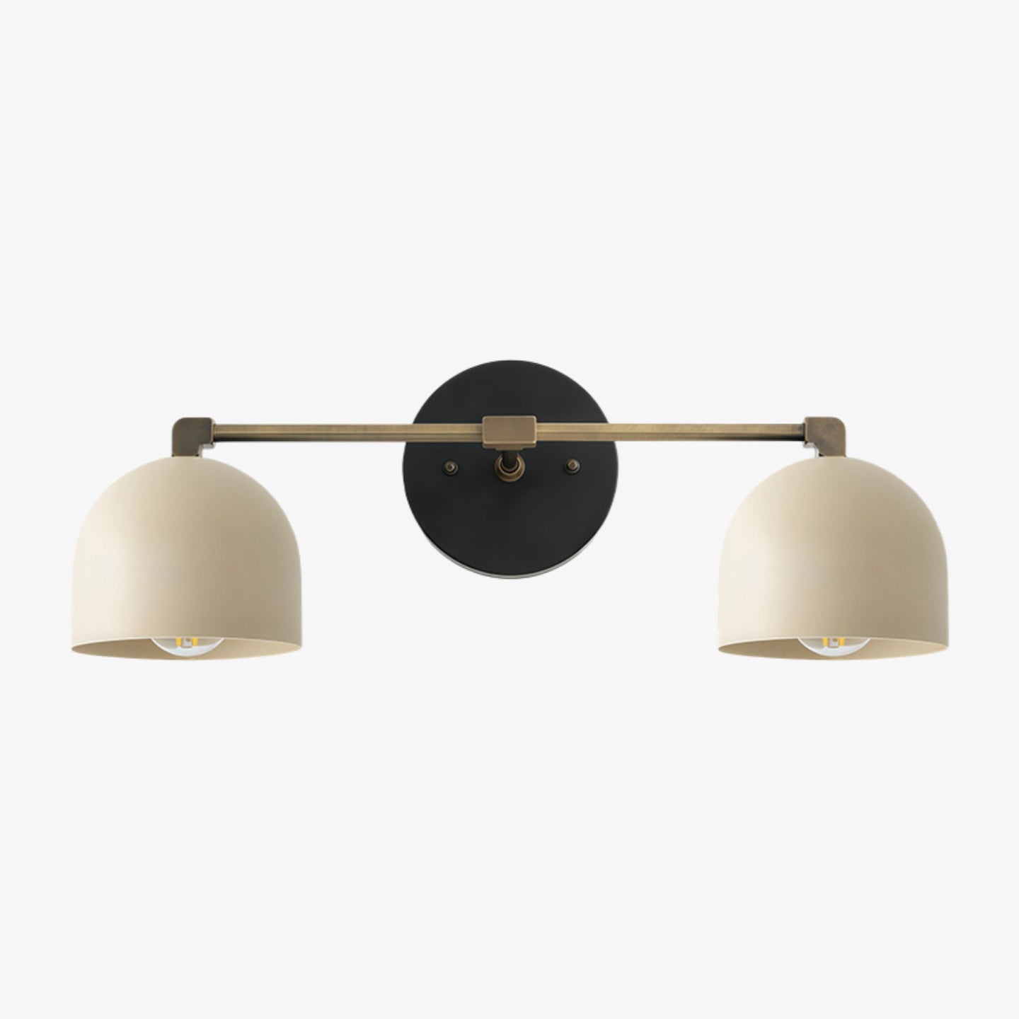 Chroma Dome Brass Wall Sconce Modern Bathroom