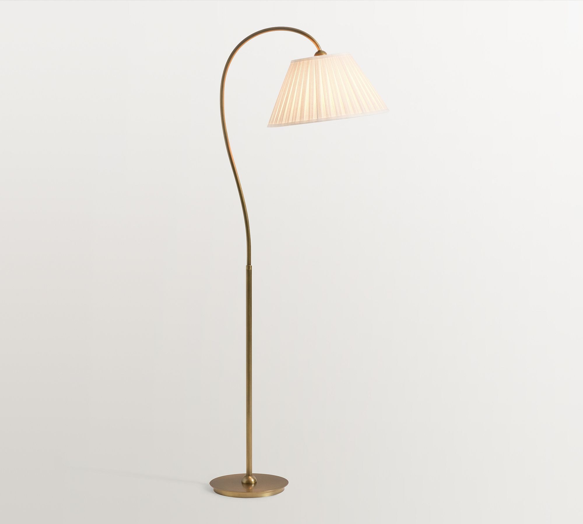 Grace Pleated Linen Shade Floor Lamp