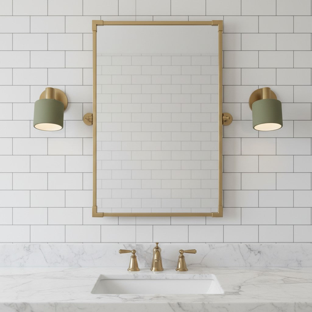 Kiln Porcelain Metal Wall Sconce