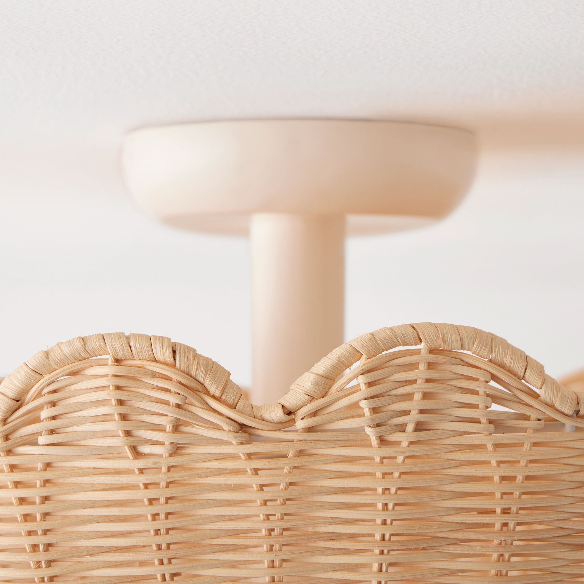 Fungi Celling Light Rattan&Metal