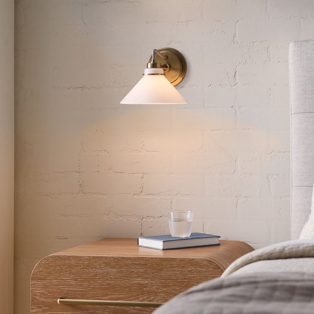 Grange Wall Lamp Metal&Glass