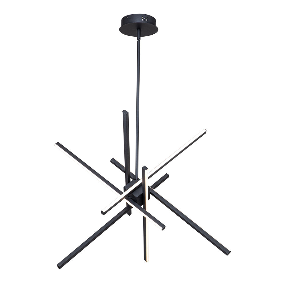 Tysta Minimalist Sputnik Metal Chandelier