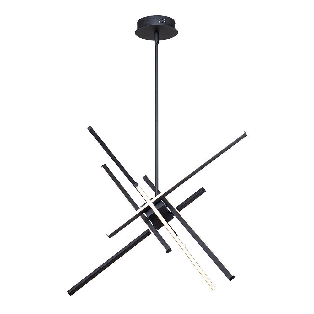 Tysta Minimalist Sputnik Metal Chandelier
