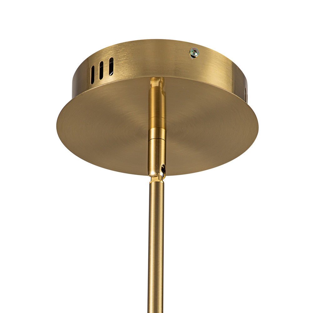 Tysta Minimalist Sputnik Metal Chandelier