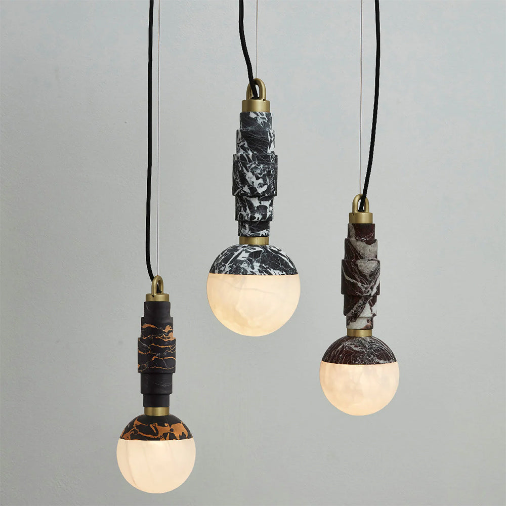 Vevinir Marble Alabaster Pendant Lamp