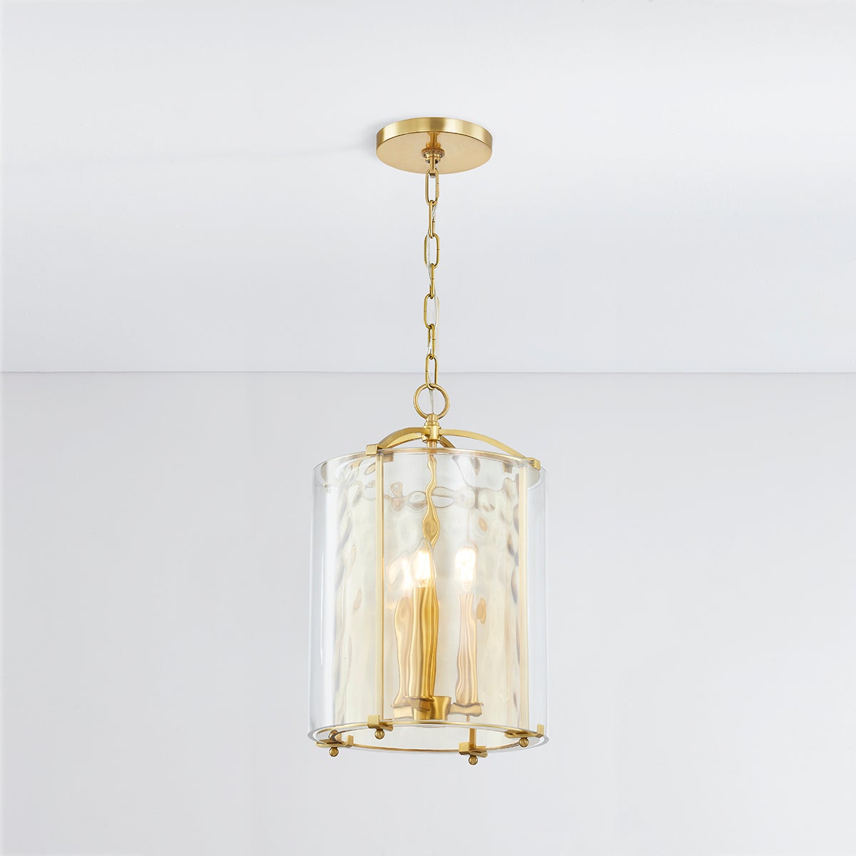 Phoenix Glass Lantern Pendant