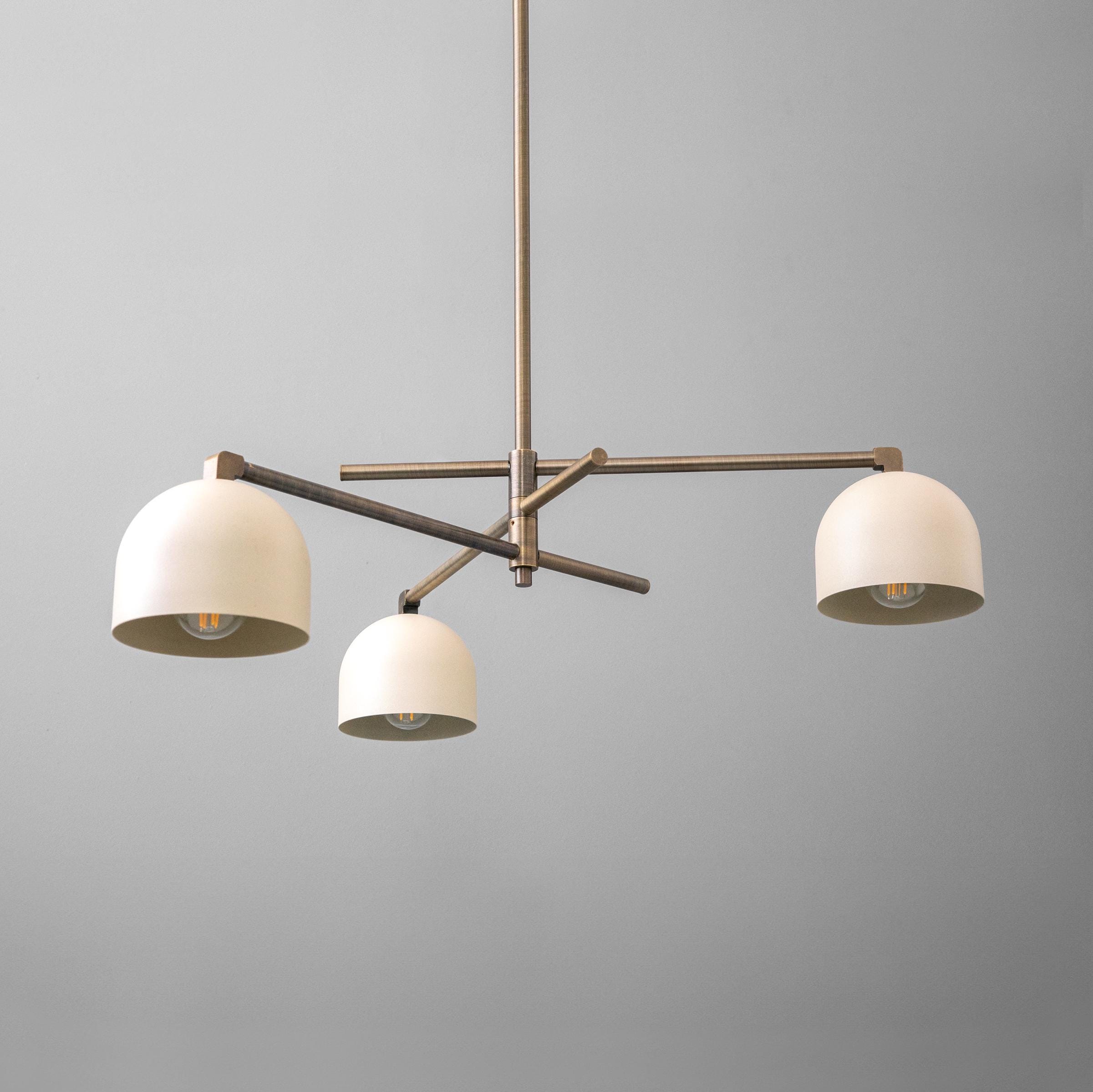 Chroma Brass  Multi-Light Chandelier