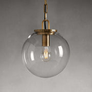 Lila Globe Pendant with Chain