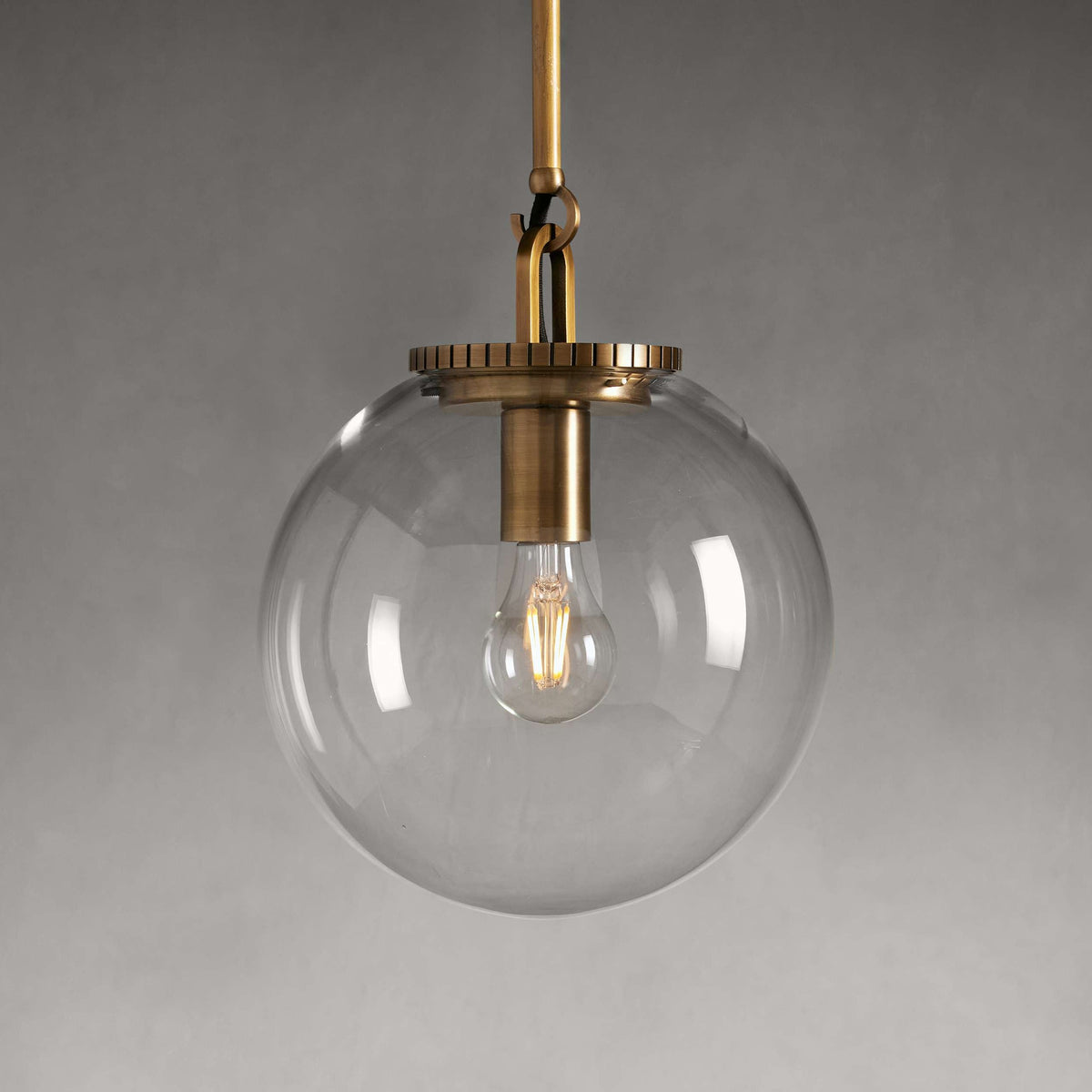 Ivan Globe Pendant with Rod