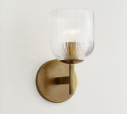 Haze Glass Metal Wall Light