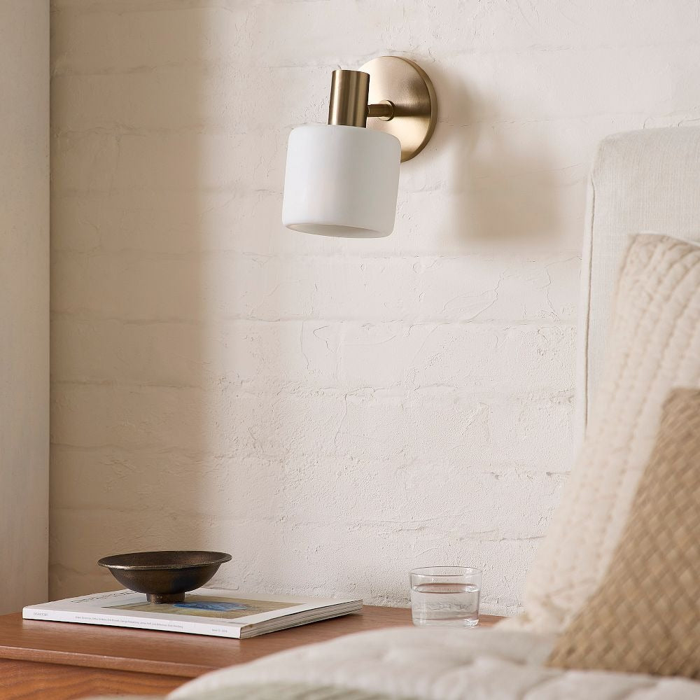 Kiln Porcelain Metal Wall Sconce