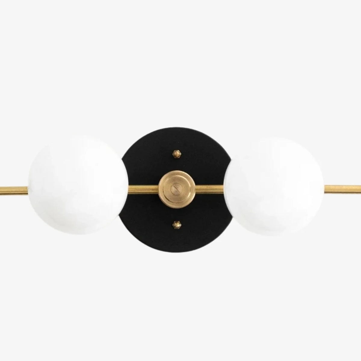 Pearl Brass Milk Glass 4-Light Wall Sconce Bathroom