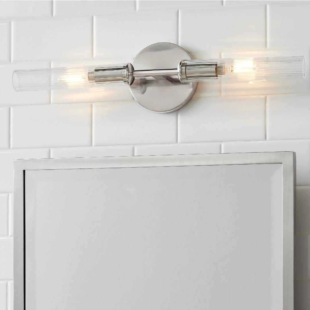 Haze 1 Head Glass Wall Sconce