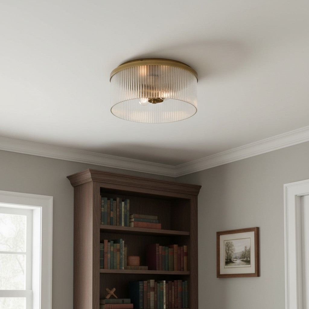 Haze Ceiling Light Glass&Metal