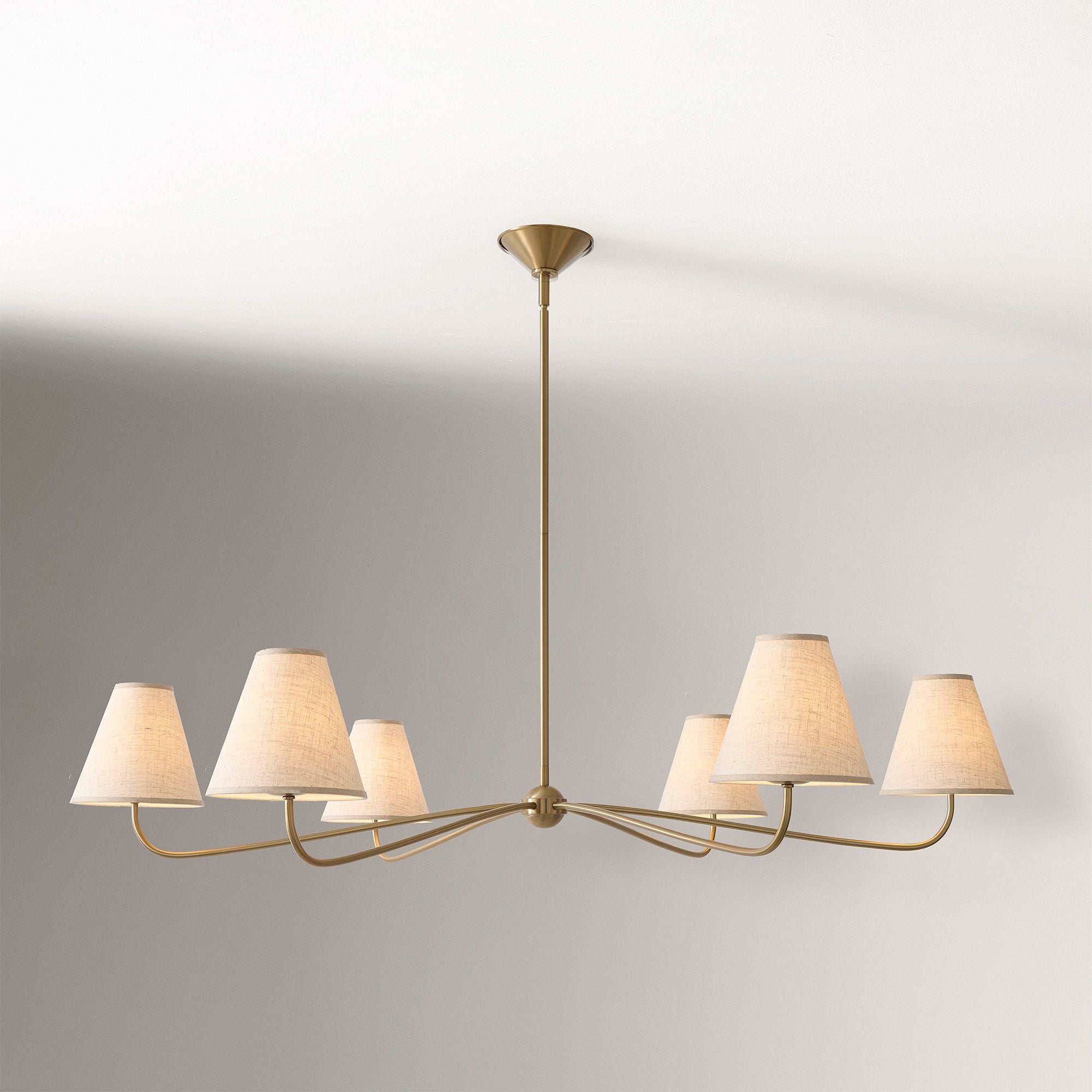 Fibura Pleated Shade Chandelier for Traditional Dining Room
