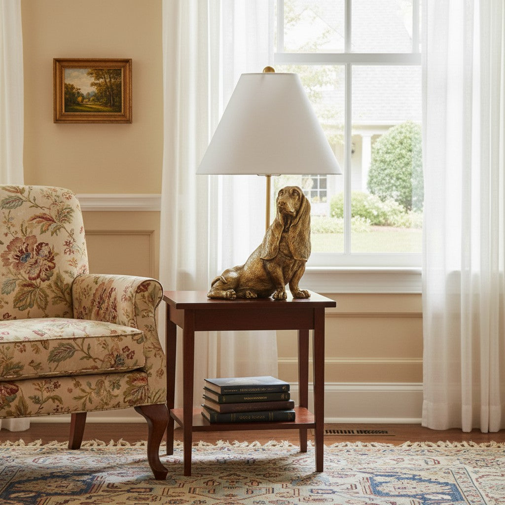 Kin Table Lamp Metal&Fabric Animal