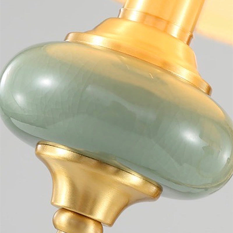 Lodge Wall Lamp Ceramic&Fabric&Metal