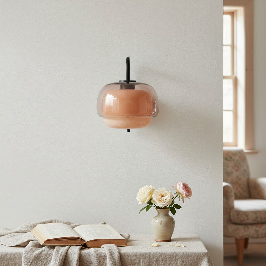 Orbit Colored Modern Vintage Glass Wall Lamp