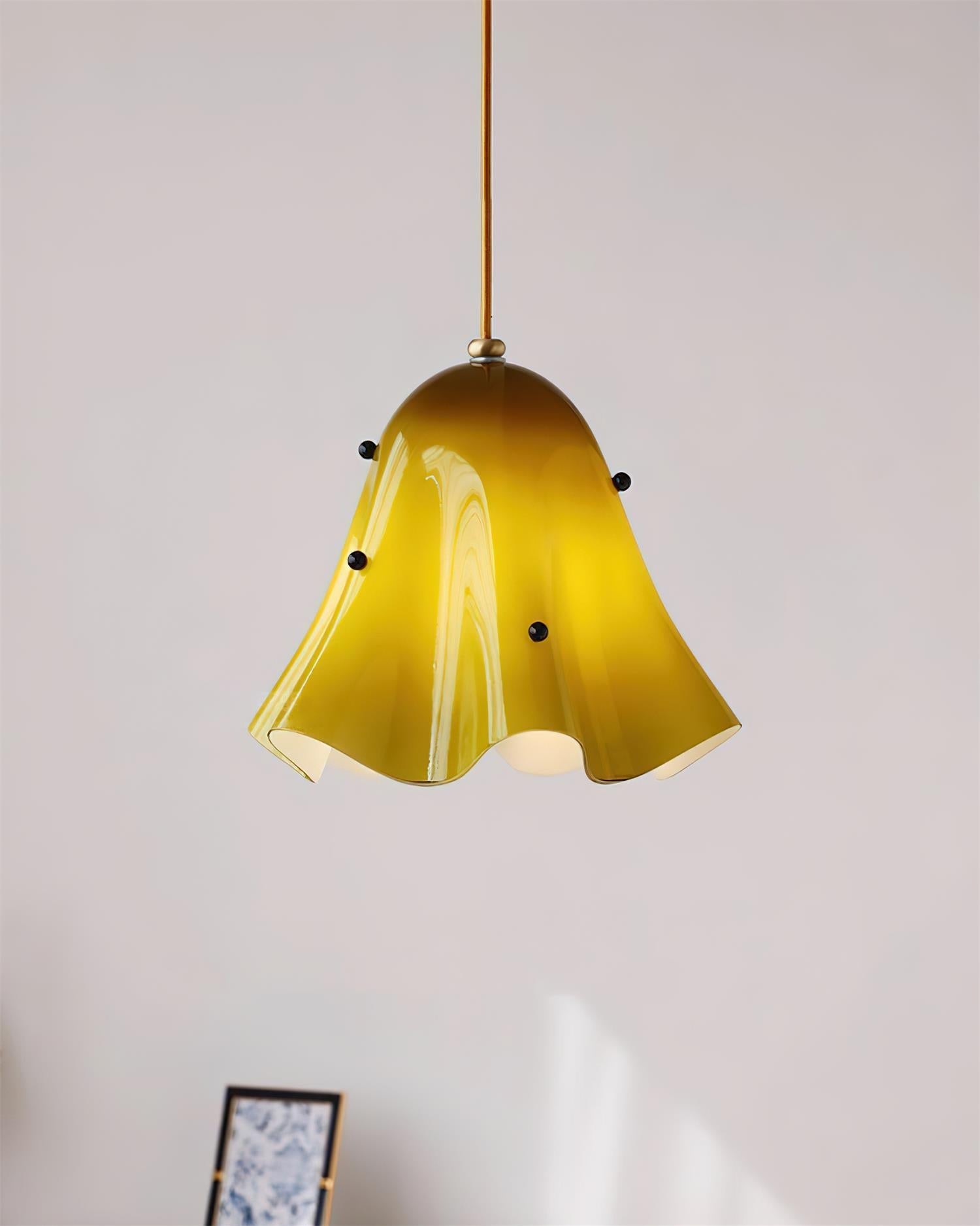 Musa Artistic Glass Modern Bloom Inspired Ceiling Lamp