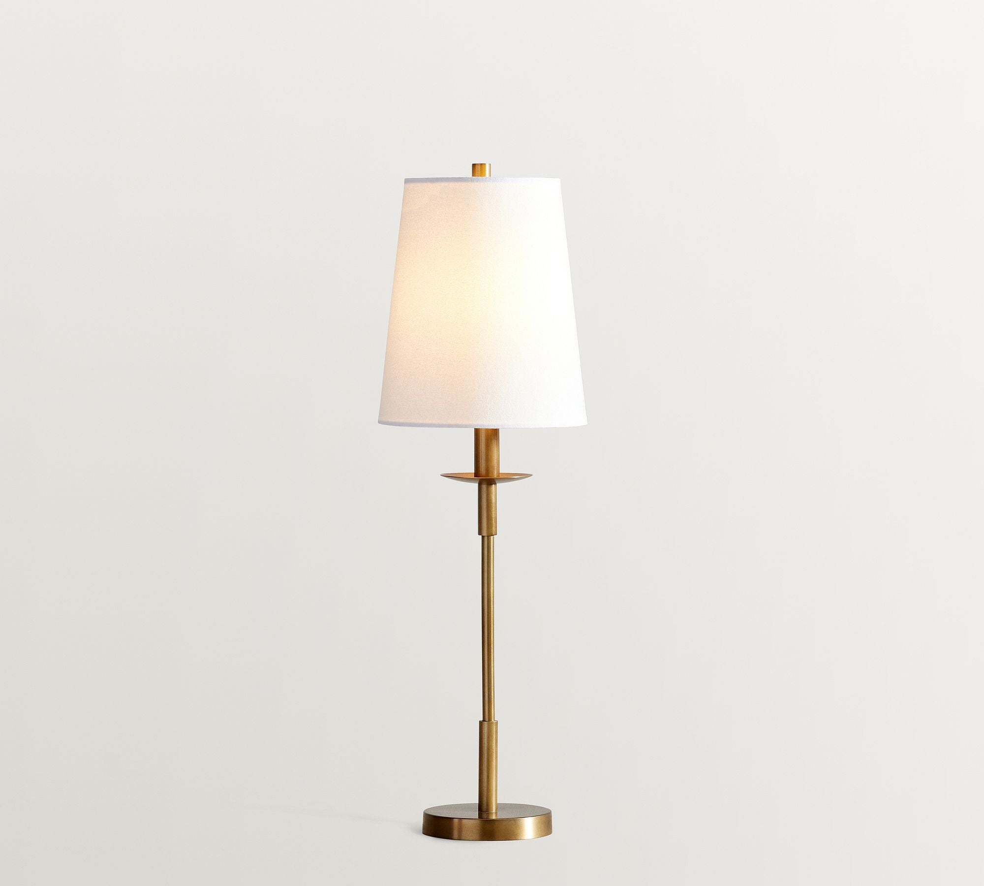 Lodge Modern Iron Linen Table Lamp  Bedroom
