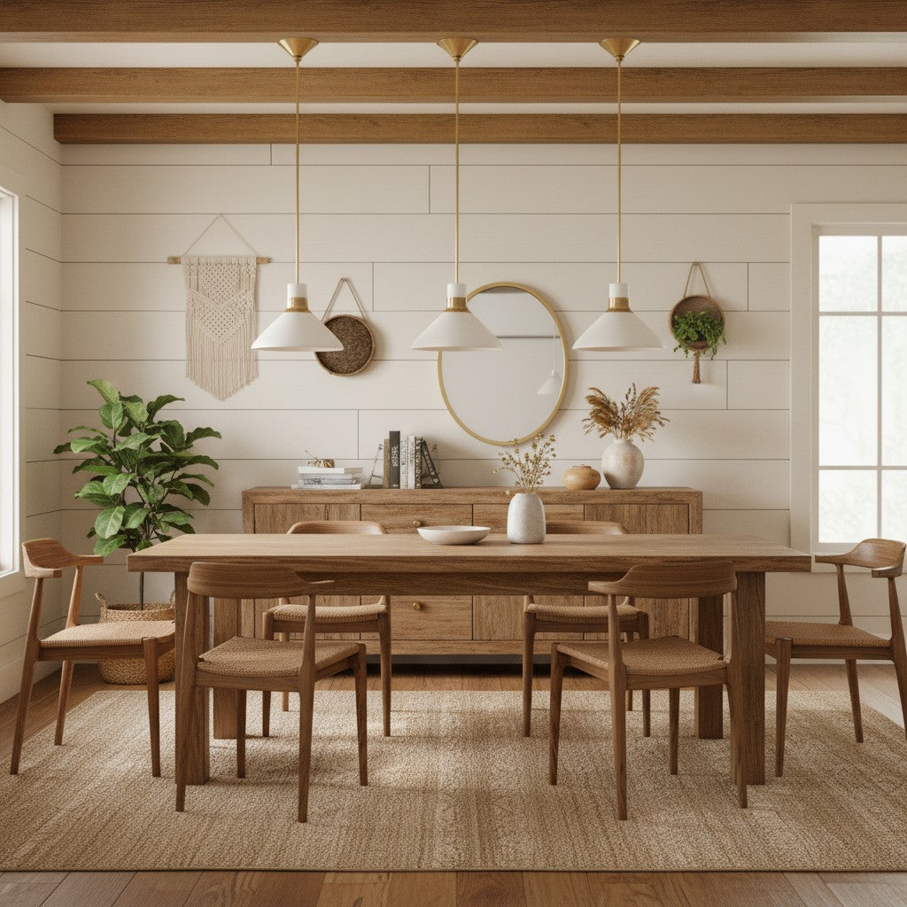 Tallow Ivory Porcelain Pendant Light for Kitchen