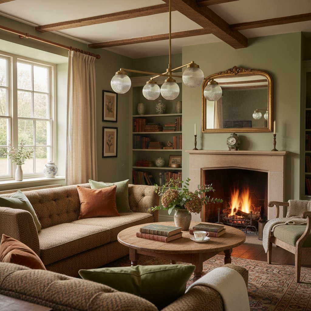 Pearl Multi-Light Brass Chandelier