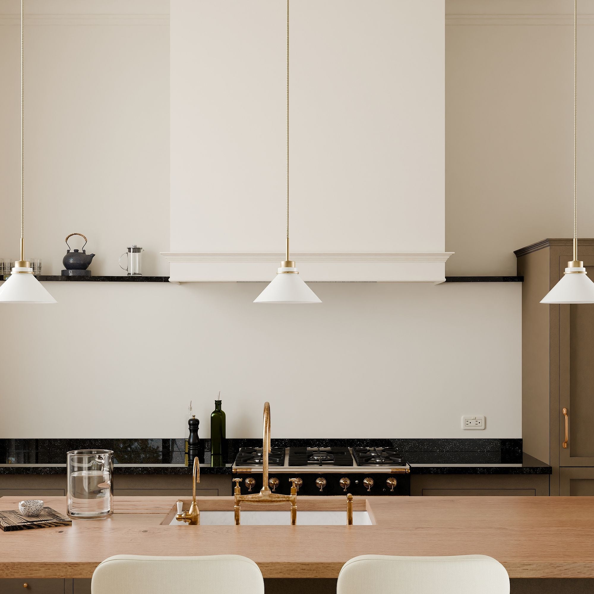 Grange Pendant Light Metal&Glass