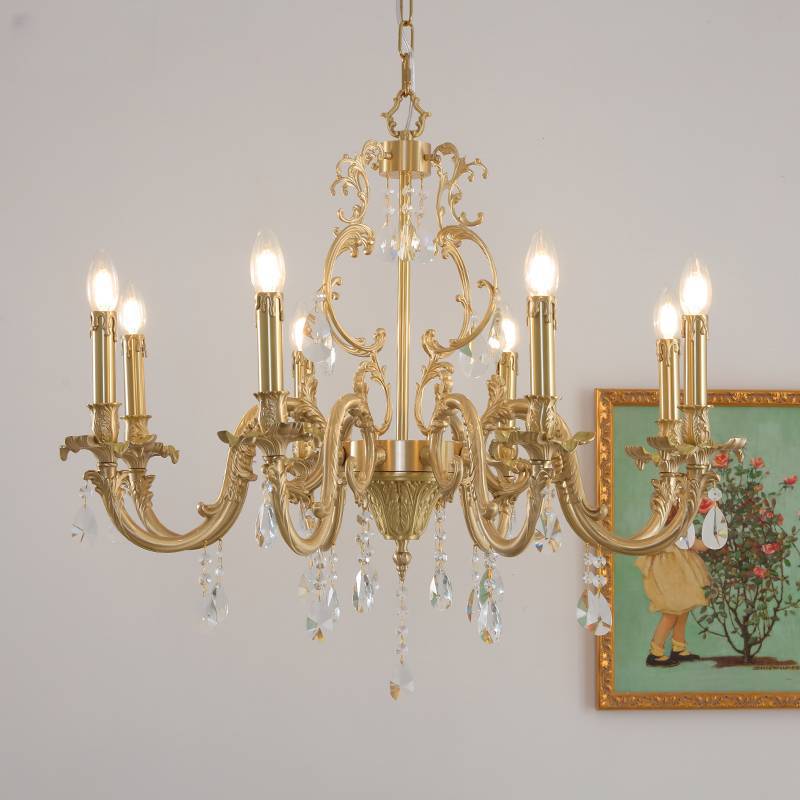 Silva Luxury Chandelier Metal Glass Living Room Dining Room - Letslighting