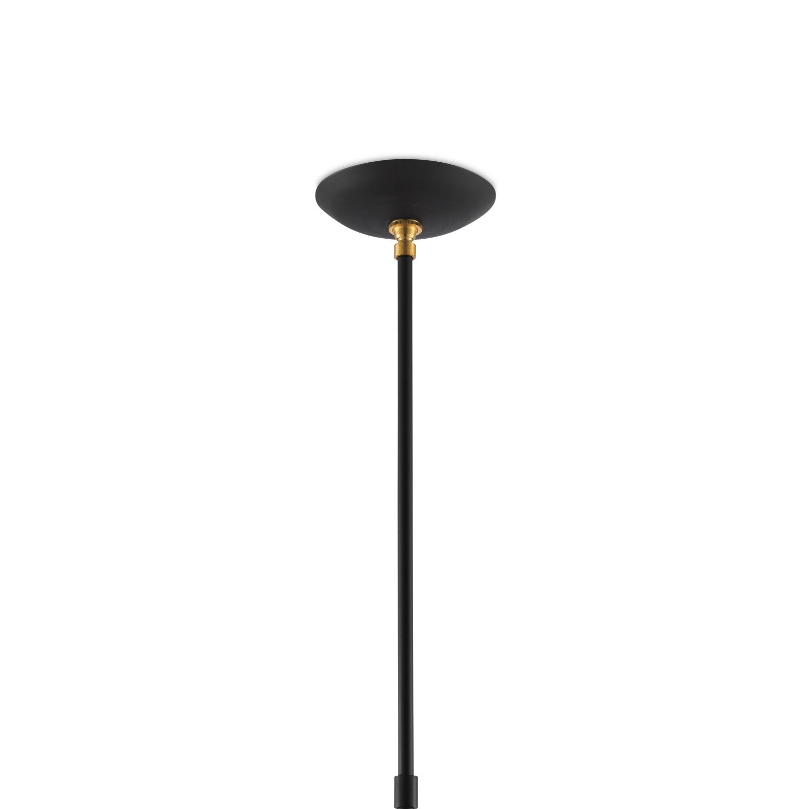 Rainier Black Gold Dome Pendant
