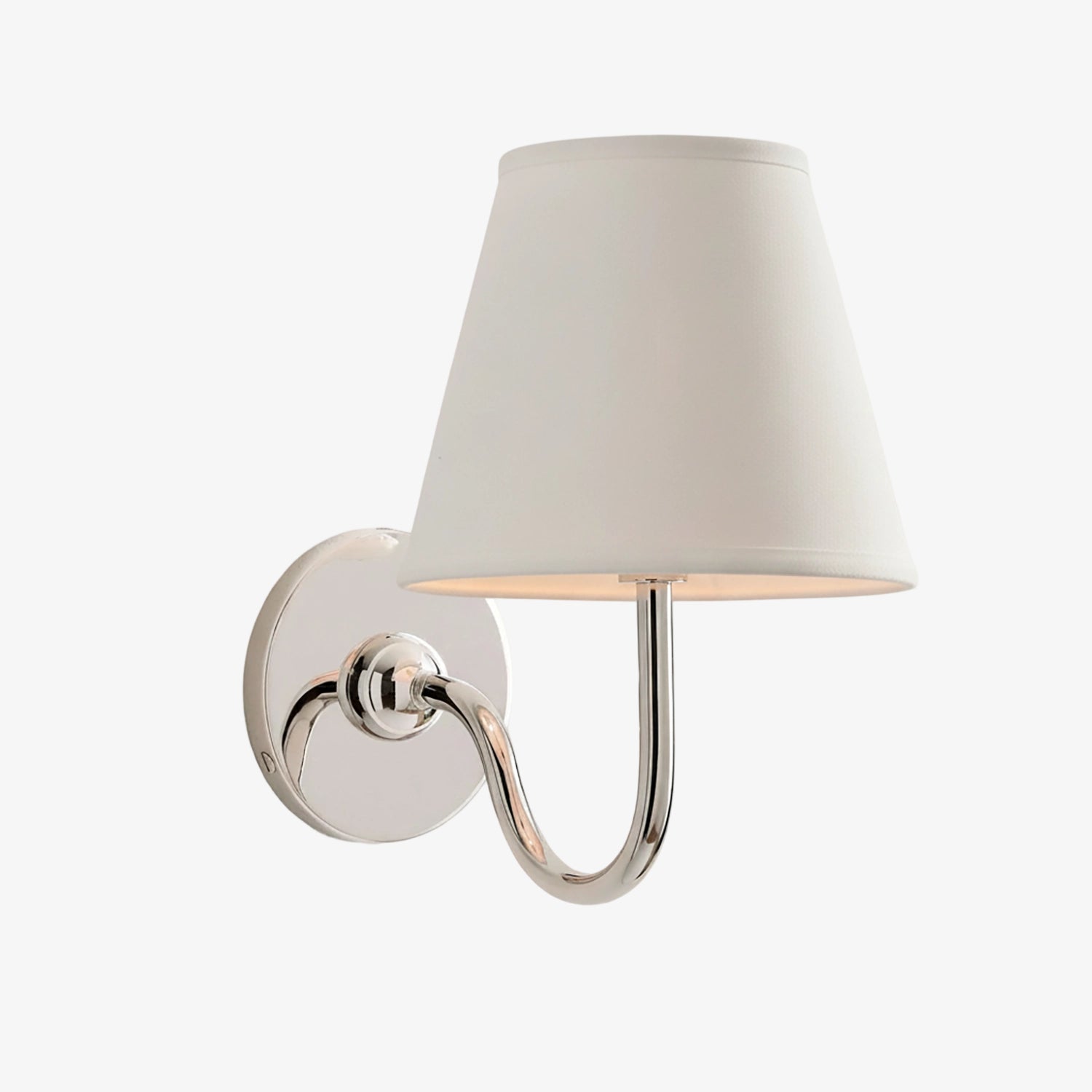 Grace Brass Linen Wall Lamp