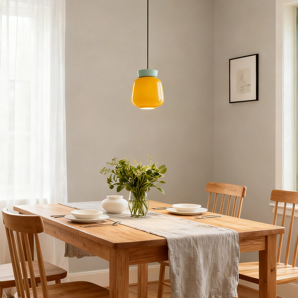 Hues Ceramic Bowl  Pendant Light