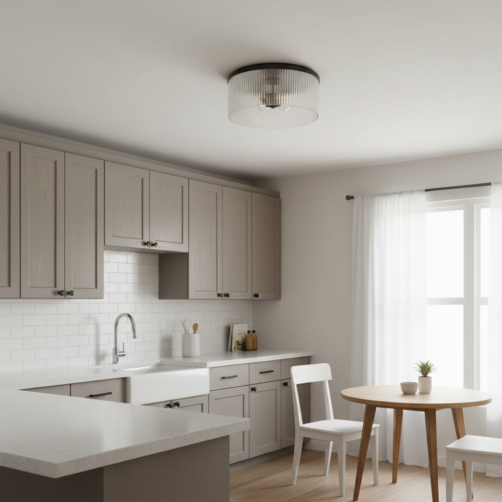 Haze Ceiling Light Glass&Metal