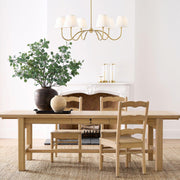 Grace Multi-Head Fabric Chandelier