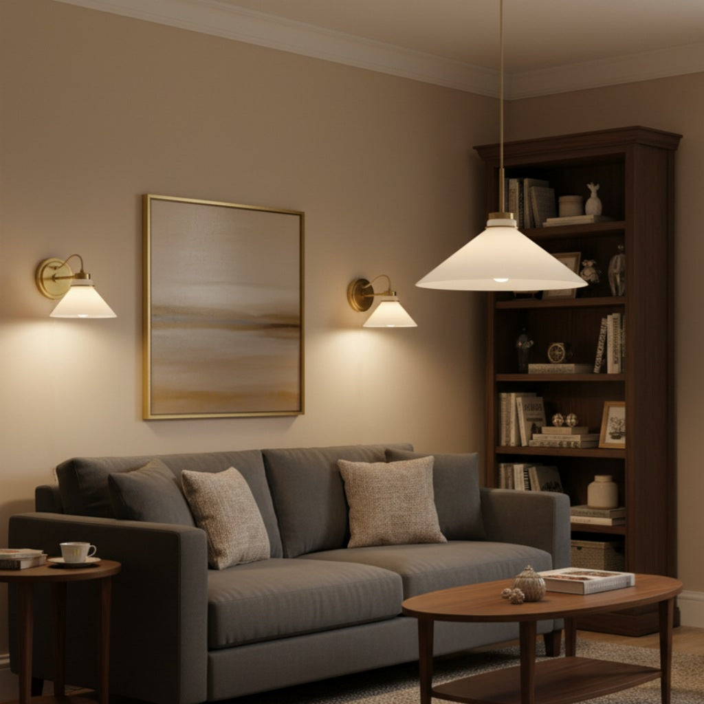 Grange Wall Lamp Metal&Glass