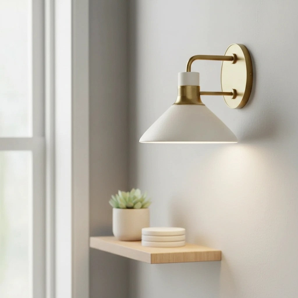 Tallow  Wall Lights for Living Room   Porcelain Sconce