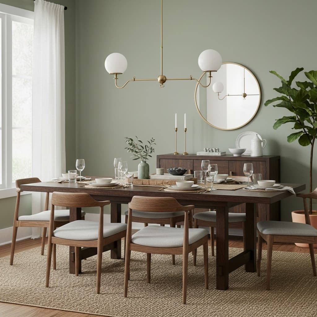 Pearl Glass Brass Chandelier