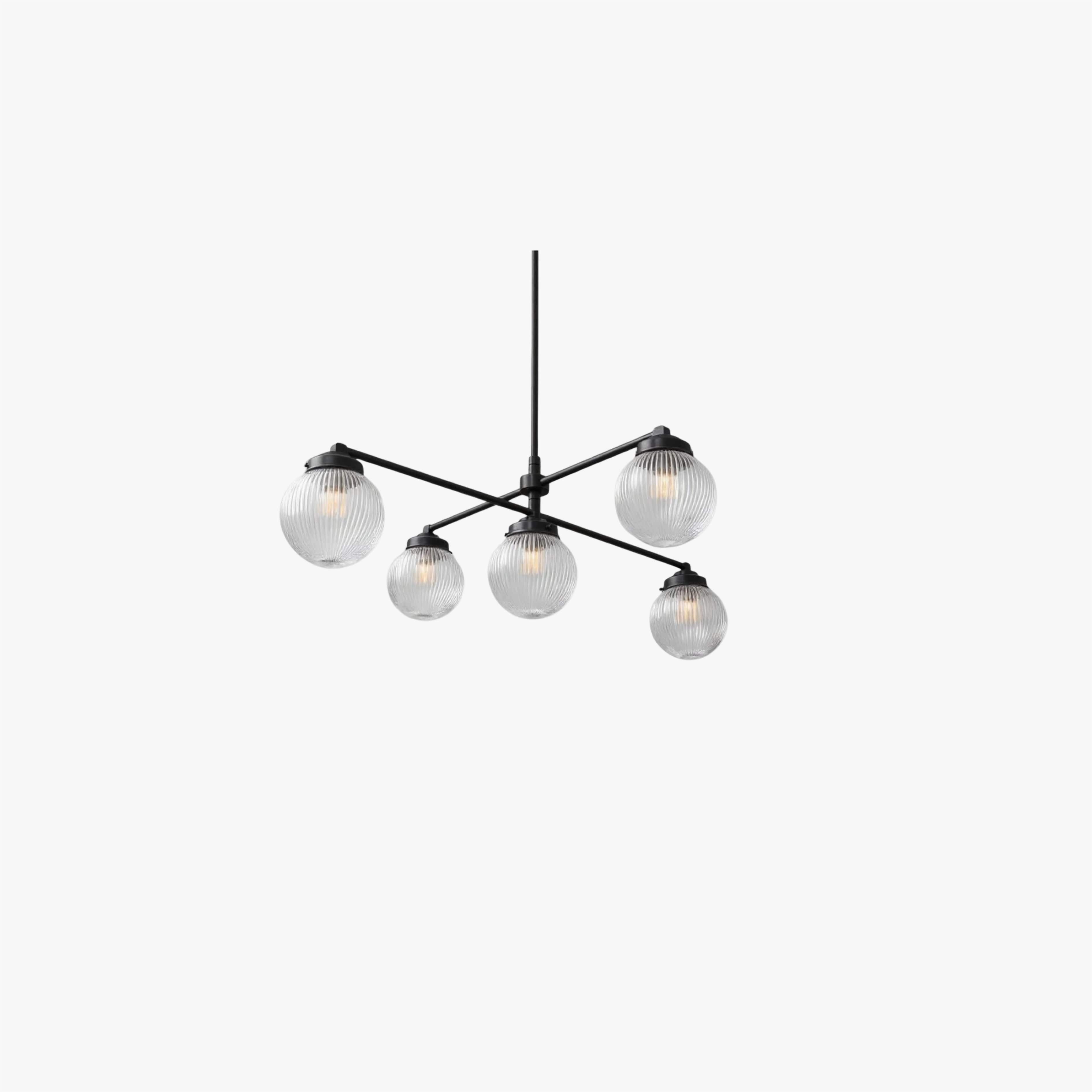 Pearl Multi-Light Brass Chandelier