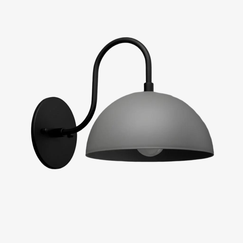 Disc Wall Sconce Metal Modern Vintage Hallway
